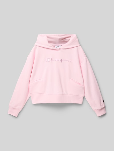 CHAMPION Hoodie mit Eingrifftaschen Hellrosa 1