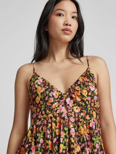 Vero Moda Vrijetijdsjurk met bloemenmotief Oranje - 3