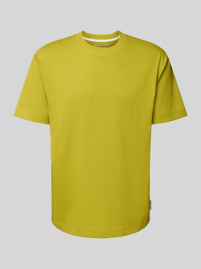 Marc O'Polo Relaxed Fit T-Shirt aus reiner Baumwolle Senf 2