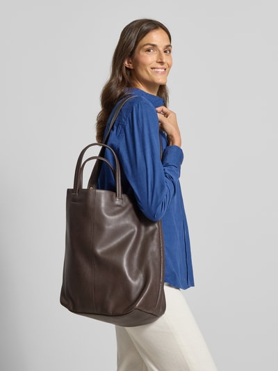 LIEBESKIND BERLIN Shopper met hengsel en schouderband Donkerbruin - 1