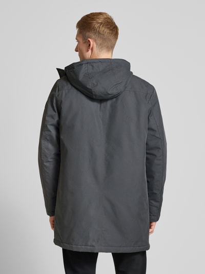 s.Oliver RED LABEL Regular fit parka met capuchon Zwart - 5