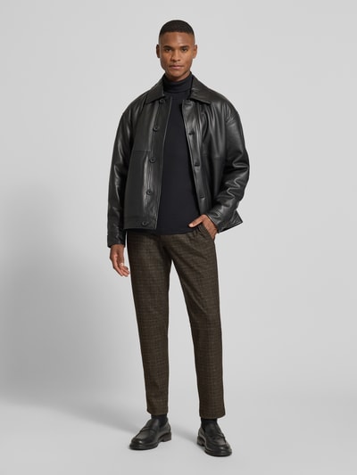 Brax Stoffhose mit Tunnelzug Modell 'Phil' Mittelbraun 1