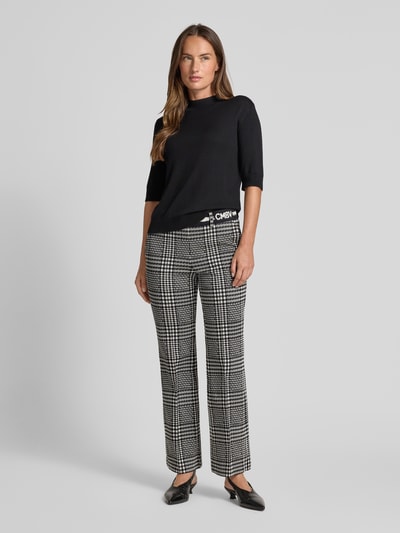 Cambio Korte broek met elastische band, model 'FRANCOISE' Zwart - 1