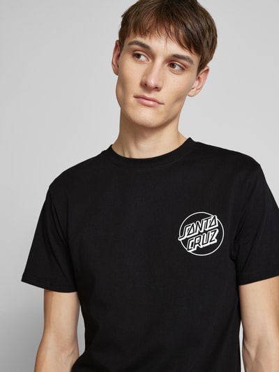 SANTA CRUZ T-Shirt mit Label-Print Black 3