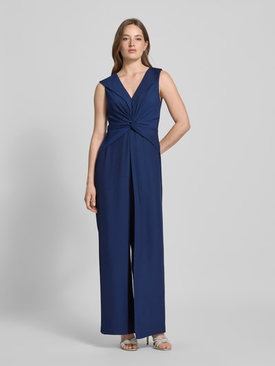 Adrianna Papell Jumpsuit met knoopdetail Marineblauw - 4