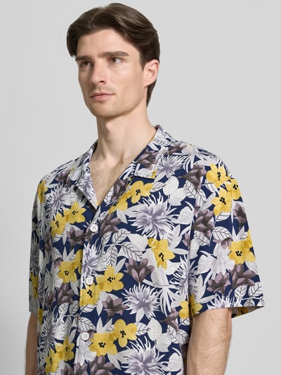 HUGO Koszula casualowa o kroju relaxed fit z czystej wiskozy model 'BEACH' Żółty 3