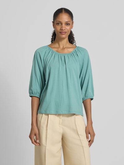 Christian Berg Woman Blusenshirt mit elastischen Abschlüssen Aqua 4