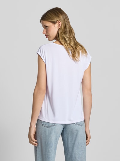 Pieces Loose fit T-shirt met kant, model 'KAMALA' Wit - 5