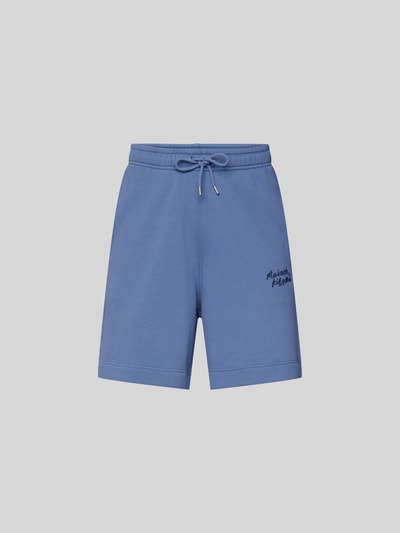 MAISON KITSUNE Sweatshorts mit Label-Stitching Royal 2