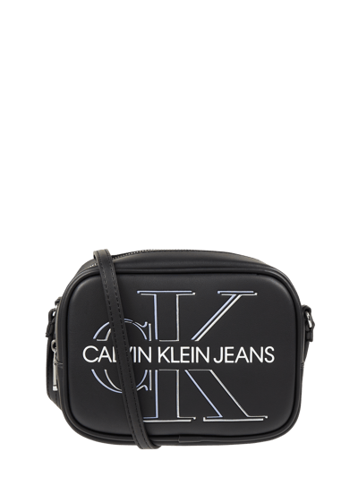 Calvin Klein Jeans Crossbody Bag in Leder-Optik Black 1