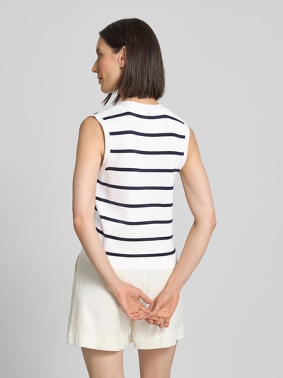 Rich & Royal Gebreid gilet met V-hals Wit - 5