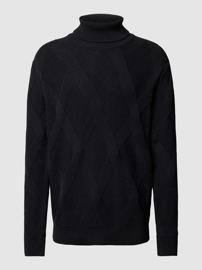 Lindbergh Strickpullover mit Rollkragen Black 2