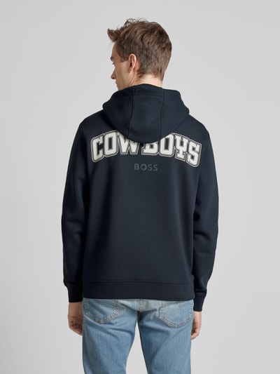 BOSS Orange Hoodie mit Motiv-Print Modell 'NFL' Marine 5