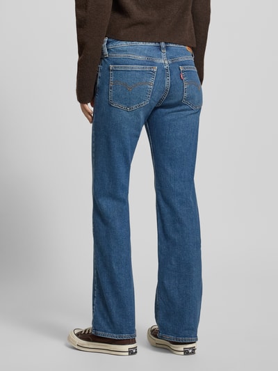 Levi's® Bootcut Jeans aus Baumwoll-Mix Modell 'SUPERLOW' Blau 5