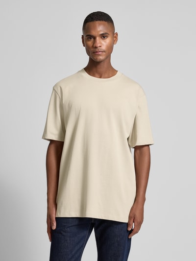 Lindbergh Oversized T-Shirt aus reiner Baumwolle Beige 4