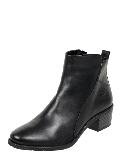 Bagatt Booties van leer, model 'Ruby'  Zwart - 1