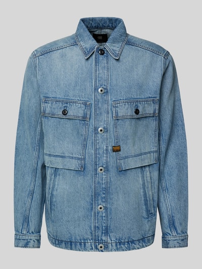 G-Star Raw Jeansjacke mit Brusttaschen Modell 'Mosa' Hellblau 2