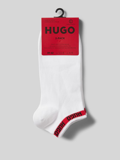 HUGO Socken mit Label-Detail im 2er-Pack Weiss 3