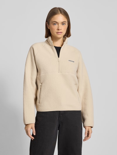 Guess Jeans Bluza ze stójką Écru 4