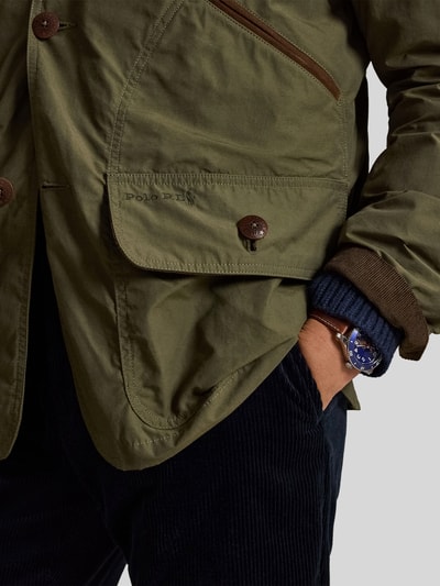 Polo Ralph Lauren Regular Fit Steppjacke aus Baumwoll-Mix Oliv 4