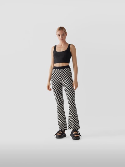 Honorine Crop Top aus Leinen Schwarz 1