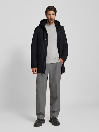 bugatti Parka met capuchon, model 'Rainseries' Marineblauw - 1