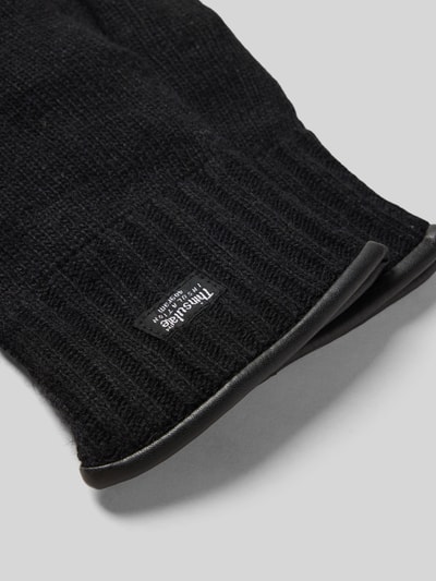 EEM Wollen handschoenen van zuivere wol, model 'THINSULATE' Zwart - 2