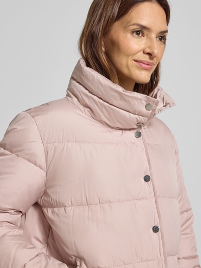 WHITE LABEL Steppjacke mit Kapuze Altrosa 3