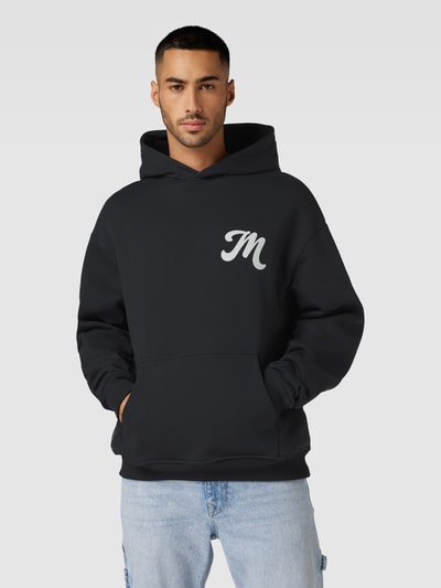 Multiply Apparel Oversized hoodie met kangoeroezak Zwart - 4