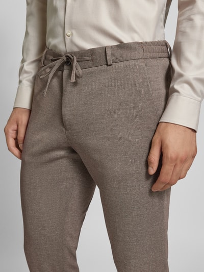 Zuitable Stoffhose mit Tunnelzug Modell 'Spartaflex' Taupe 3