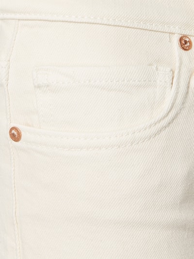 Mango Straight Fit Jeans mit Stretch-Anteil  Weiss 2