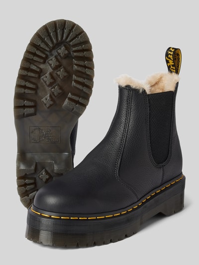 Dr. Martens Chelsea Boots aus Leder mit Innenfutter Modell 'Quad' Black 3