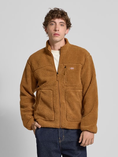 Dickies Sweatjack van teddybont Cognac - 4