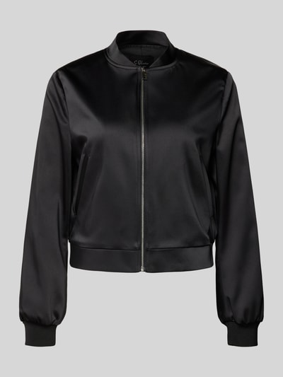 s.Oliver BLACK LABEL Regular Fit Blouson aus Satin Black 2
