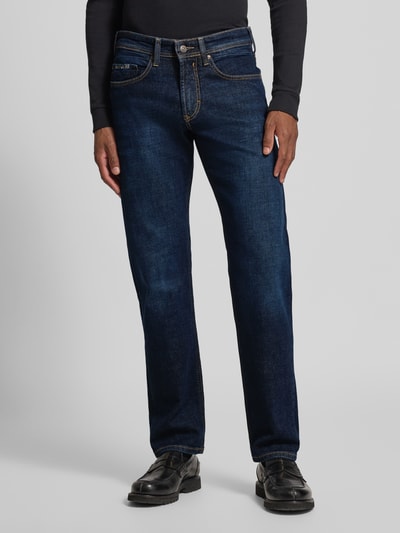 MAC Straight Leg Jeans im 5-Pocket-Design Dunkelblau 4