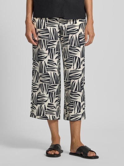 s.Oliver RED LABEL Relaxed Fit Culotte aus Viskose-Mix BLACK 4