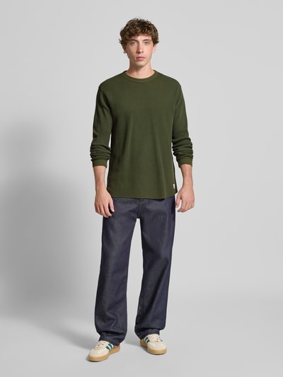 Levi's® Relaxed Fit Longsleeve mit Rundhalsausschnitt Dunkelgruen 1
