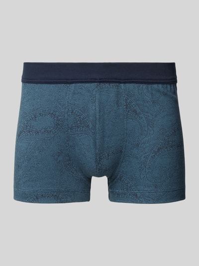 Schiesser Boxershorts mit elastischem Bund Marine 1