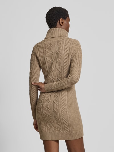 Lauren Ralph Lauren Strickkleid aus Lammwolle-Mix mit Rollkragen Beige 5