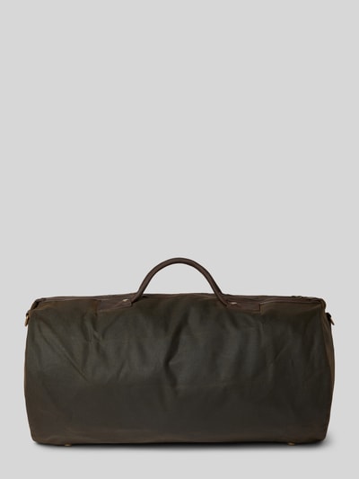 Barbour Duffle Bag mit Label-Patch Oliv 4