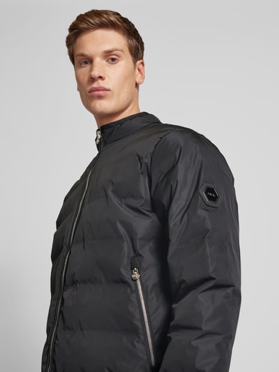 Balr. Regular fit gewatteerd jack met opstaande kraag, model 'Q-Series' Zwart - 3