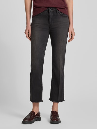 Raffaello Rossi Regular Fit Jeans mit 5-Pocket-Design Modell 'Vic 6/8' Anthrazit 4