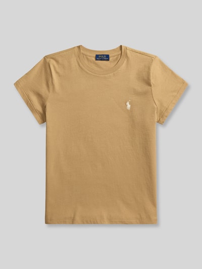 Polo Ralph Lauren Regular Fit T-Shirt aus reiner Baumwolle Camel 2
