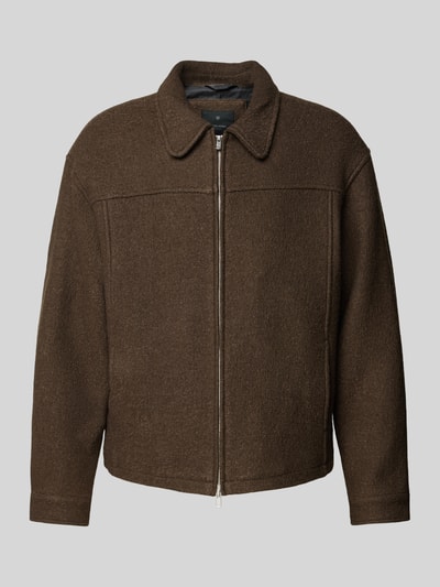 Jack & Jones Premium Jack met platte kraag, model 'RAPHAEL' Donkerbruin - 2