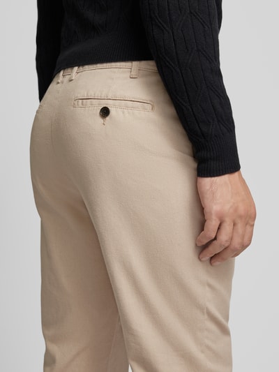 Christian Berg Men Broek met steekzakken Beige - 3