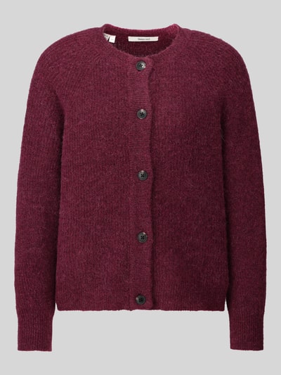 Selected Relaxed Fit Strickjacke aus Woll-Mix Modell 'LULU' Bordeaux 2