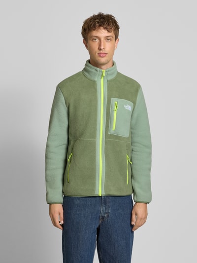 The North Face Sweatjack met ritssluiting Rietgroen - 4