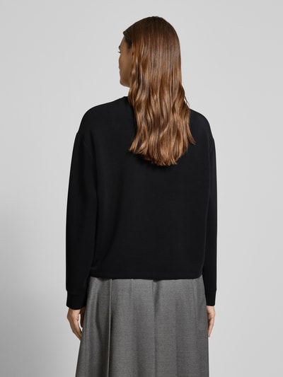 s.Oliver RED LABEL Regular Fit Sweatshirt aus Modal-Mix BLACK 5
