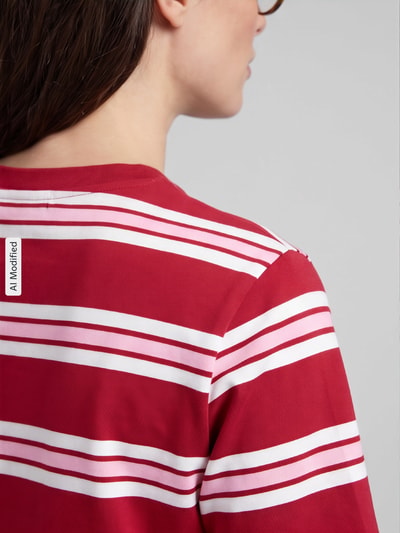 Tommy Hilfiger relaxed fit t-shirt van puur katoen Bordeaux - 3