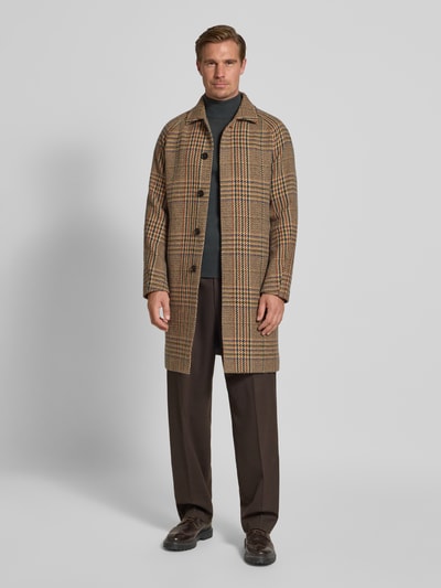 Matinique Regular Fit Mantel aus Woll-Mix Modell 'ELIJAH' Beige 1